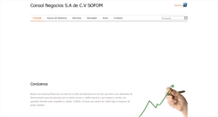 Desktop Screenshot of consolnegocios.com