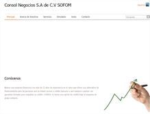 Tablet Screenshot of consolnegocios.com